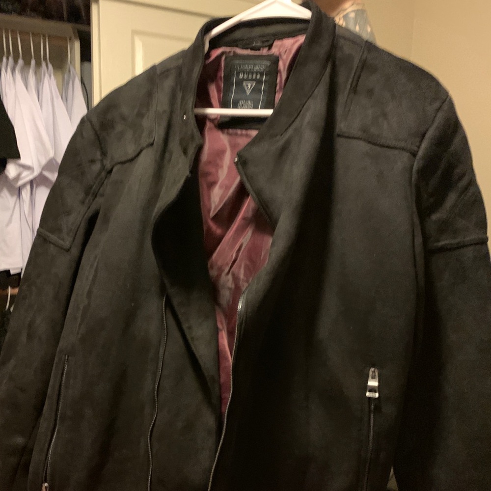 Guess suede black jacket